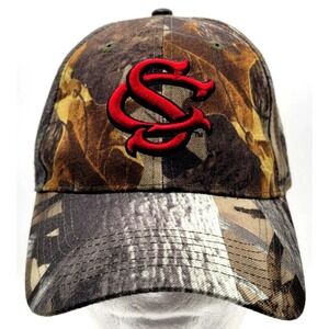 South Carolina Gamecocks Hat Cap True Timber‎ One Size Strapback Camo Hunting